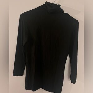 L’agence black turtle neck top